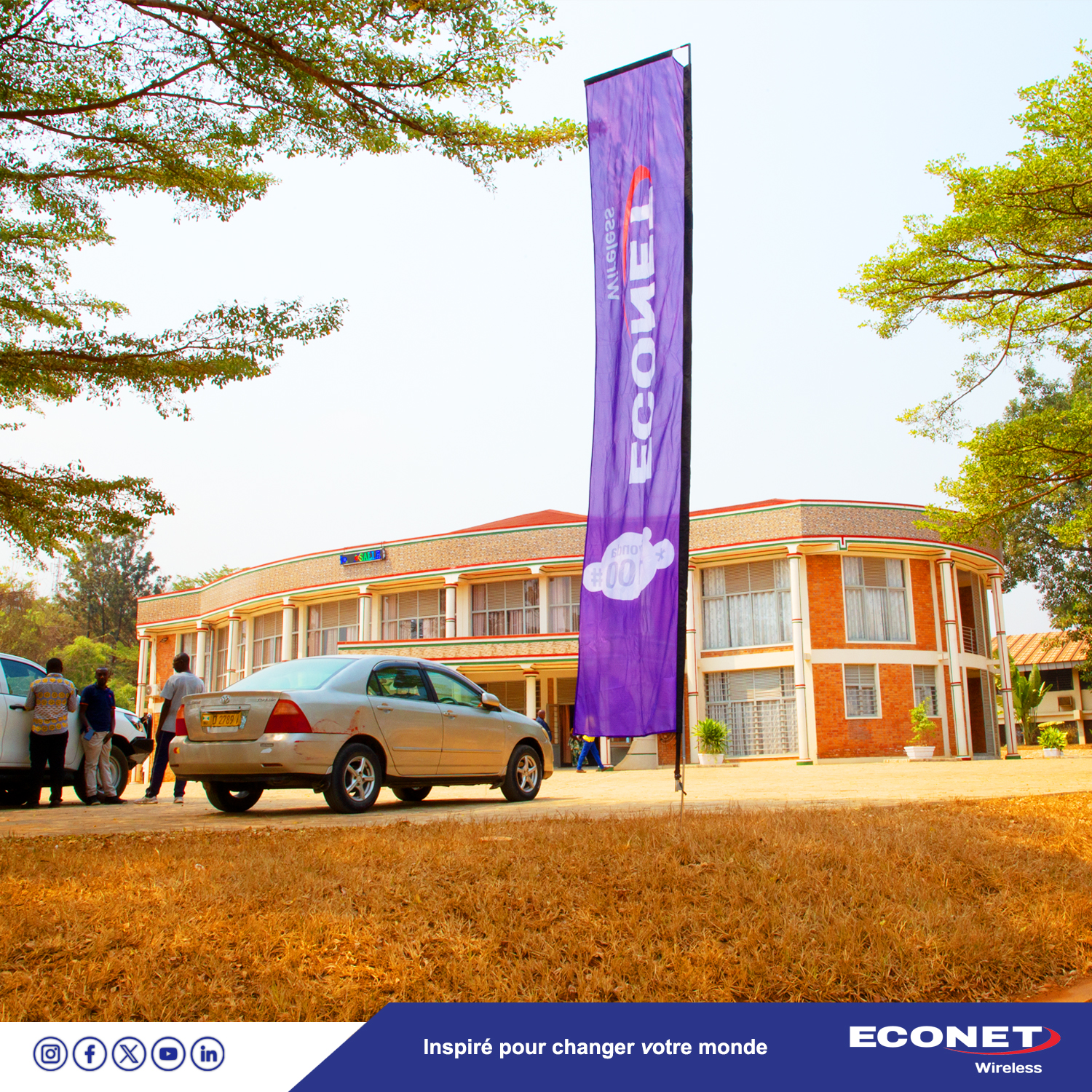 Econet Wireless est fier de participer dans la conférence et le débat organisé par l'Institut des Technologies Numériques (ITN) à l'Université du Burundi. 